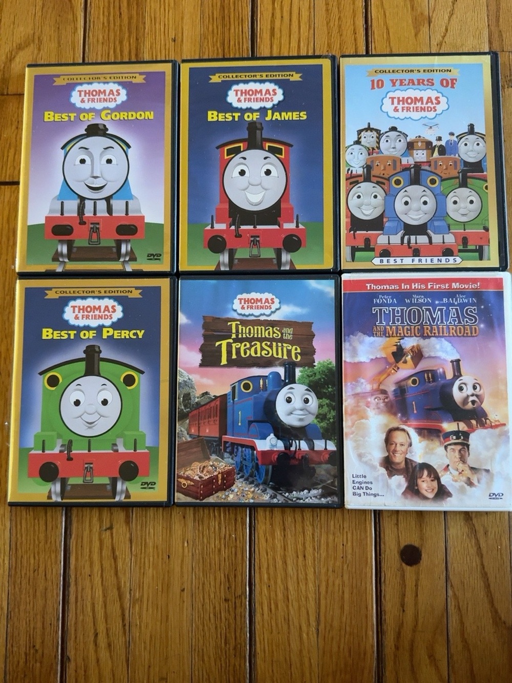 Thomas & Friends DVD Set - Blue, Red, Green & Yellow
